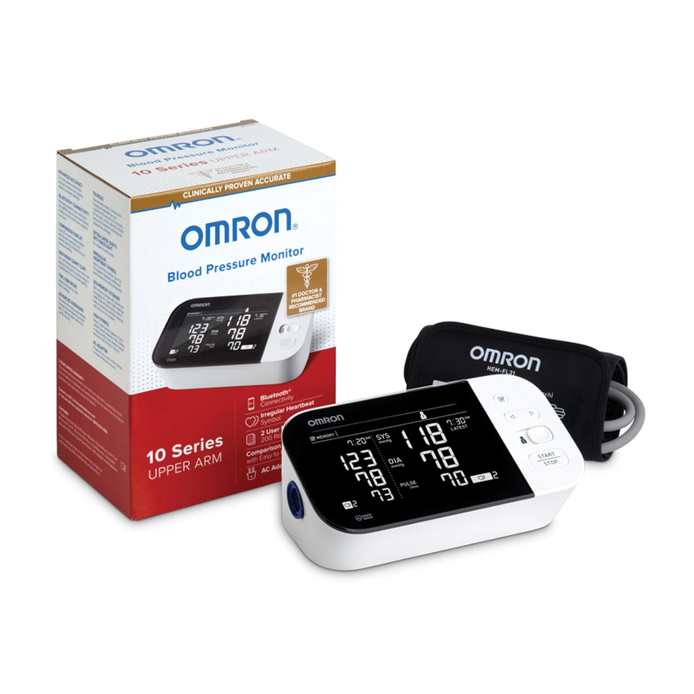 Omron 10 Series Wireless Upper Arm Blood Pressure Monitor BP7450 bp7450 omron 2048x2048