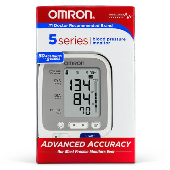 Omron 5 Series Wireless Upper Arm Blood Pressure Monitor BP742N omron bp742n monitor 2048x2048 (1)