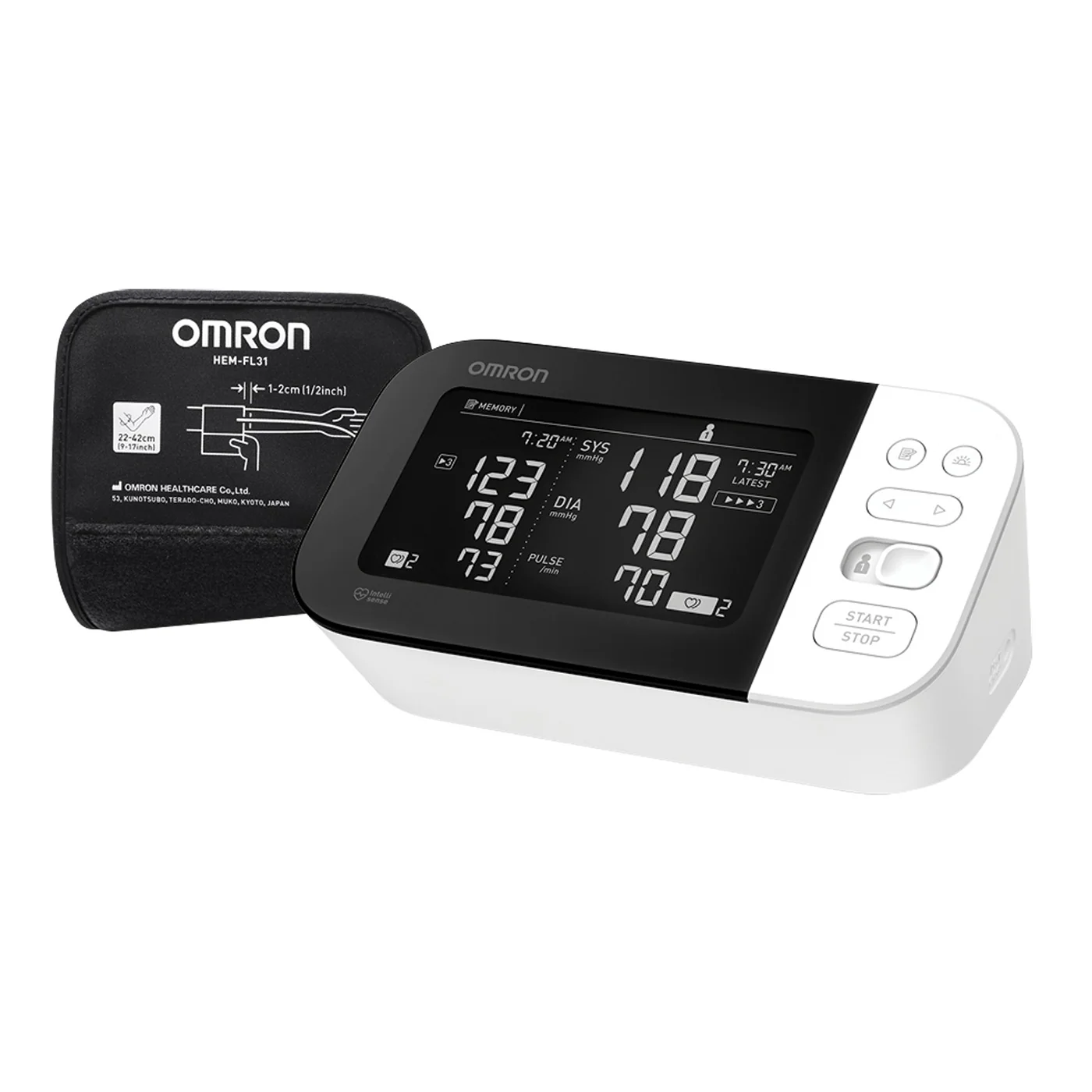 Omron 10 Series Wireless Upper Arm Blood Pressure Monitor BP7450 omron bp7450 2048x2048