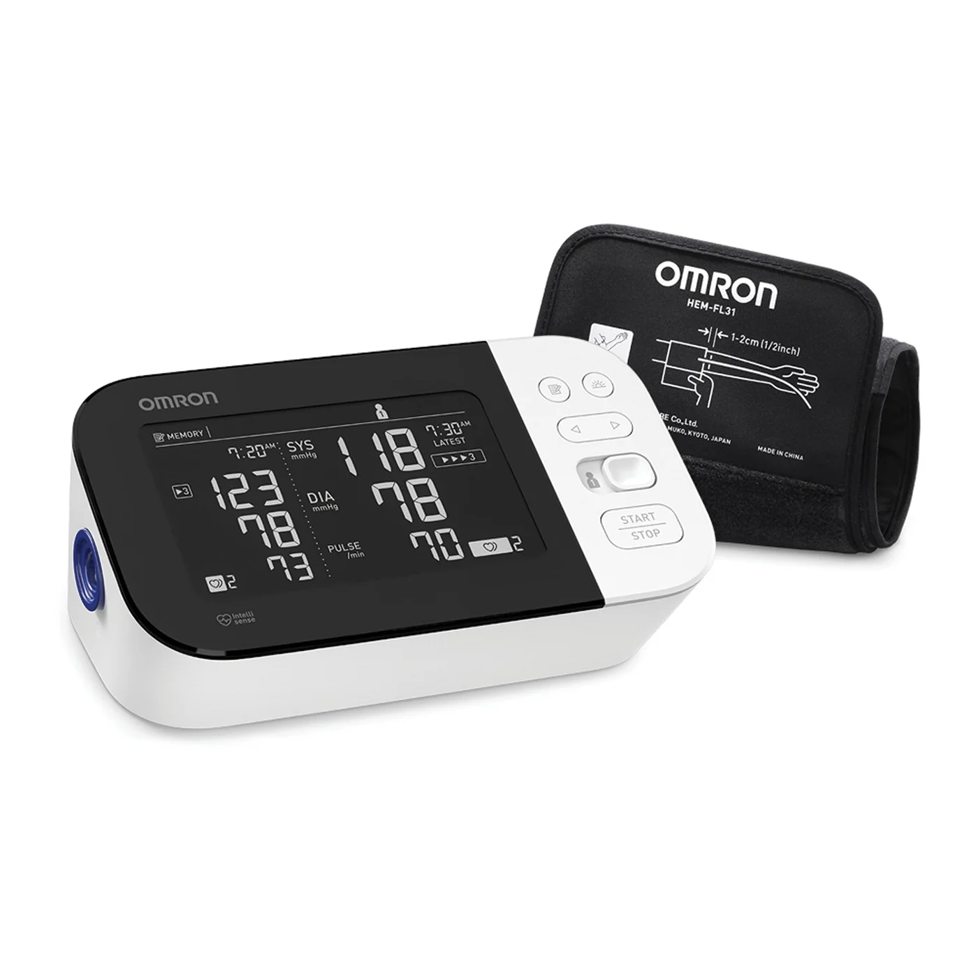 Omron 10 Series Wireless Upper Arm Blood Pressure Monitor BP7450 omron bp7450 blood pressure monitor 2048x2048